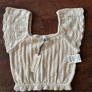 Freshman Ivory Knit Sweater